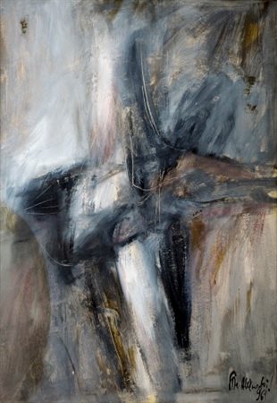 SANDRO DE ALEXANDRIS (1939) Senza titolo, 1961 Tecnica mista su cartone...