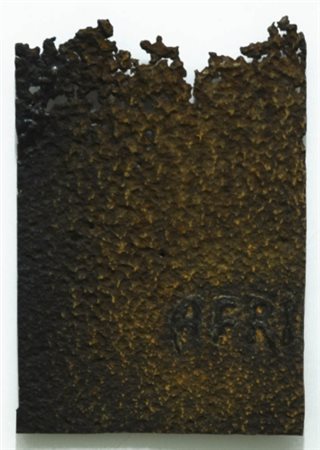 CLAUDIO COSTA (1942 - 1995) Afri ... , 1991 Lamiera lavorata con acido, cm....