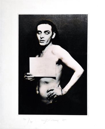 URS LUTHI (1947) Senza titolo, 1975 Fotografia, cm. 45,5 x 31,5 Firmato e...