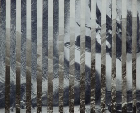 JIRI KOLAR (1914 - 2002) Senza titolo, 1962 Rollage su cartoncino, cm. 20 x...