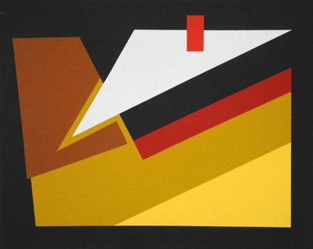 CARLA BADIALI (1907 - 1992) Senza titolo, 1976 Acrilico su tela applicata su...