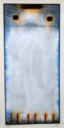 JORRIT TORNQUIST (1938) Senza titolo, 1957 Acquerello su carta, cm. 31 x 14...