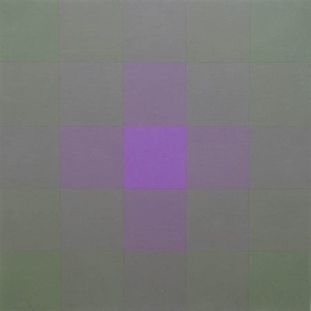 JORRIT TORNQUIST (1938) OP. 446 , 1972 Acrilico su tela, cm. 60 x 60 Firmato...