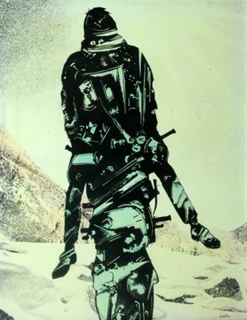 GIANNI BERTINI (1922 - 2010) Ma dove andrà ? , 1972 Tecnica mista su tela...