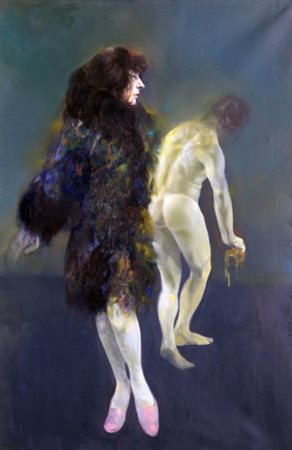 RENZO VESPIGNANI (1924 - 2001) L'angelo d'alabastro saluta nella direzione...