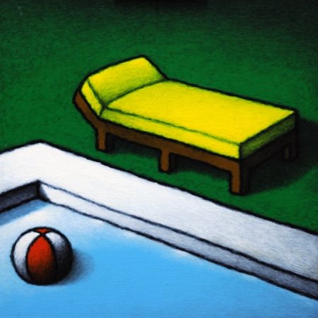 TINO STEFANONI (1937) Senza titolo, 1989 Acrilico su tela, cm. 35 x 35...