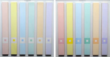 ANTONIO CALDERARA (1903 - 1978) Variazioni cromatiche positivo - negative ,...