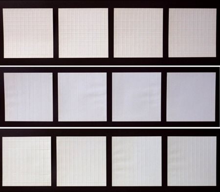 EWERDT HILGEMANN (1938) Progressive integration of two grids , 1974 Rilievi...