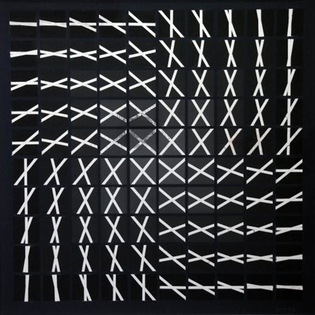 HORACIO GARCIA ROSSI (1929 - 2012) Senza titolo, 1962 Acrilico e collage...