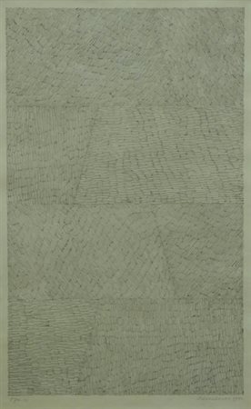 JAN SCHOONHOVEN (1914 - 1994) T 70 - 13 , 1970 China su carta, cm. 40 x 24,5...