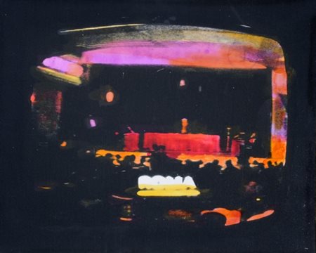 MARIO SCHIFANO (1934 - 1998) T.V. Personaggi , 1970 Riporto fotografico...