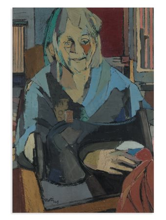 GIUSEPPE MOTTI (1908-1988) - La cucitrice, 1949