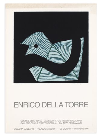 ENRICO DELLA TORRE (1931) - Senza Titolo, 1986
