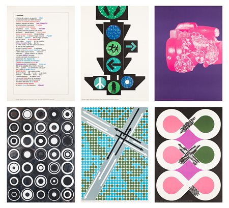 AUTORI VARI (COPPOLA, HUBER, BALLO E MUNARI) - Lotto unico composto da 6 manifesti