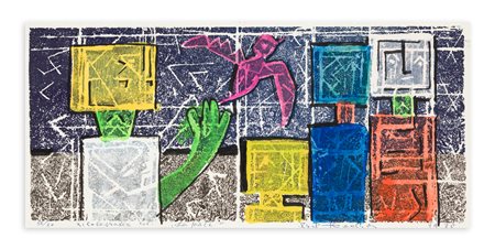 IBRAHIM KODRA (1918-2006) - La pace, 1970