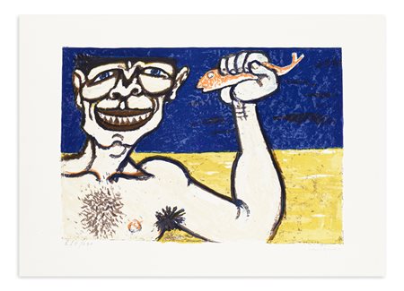 GIUSEPPE MIGNECO (1908-1997) - Senza Titolo, 1982