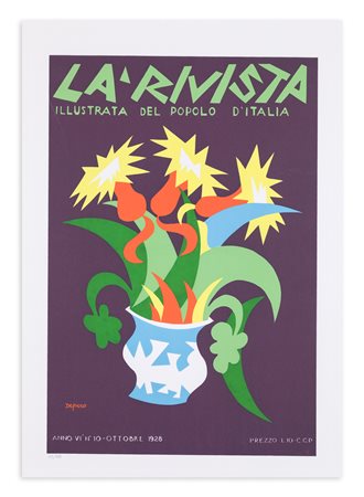 FORTUNATO DEPERO (D'APRES) - La rivista illustrata del Popolo d'Italia