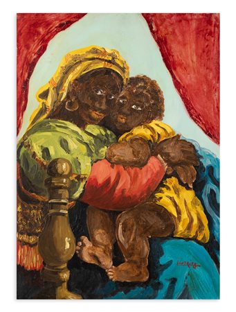 LUCIANO LUTRING (1937-2013) - Maternità, 1980
