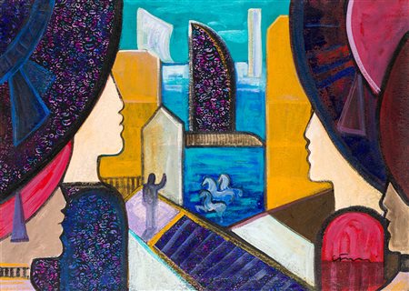 CARLO MASSIMO FRANCHI (1961) - Cavalli al mare