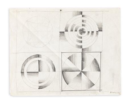 ENNIO FINZI (1931) - Senza Titolo, 1976
