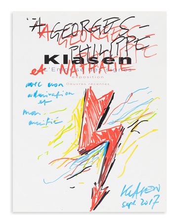 PETER KLASEN (1935) - Senza Titolo, 2017