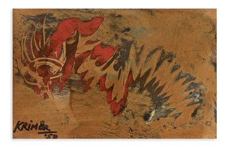 KRIMER (1888-1977) - Senza Titolo, 1958