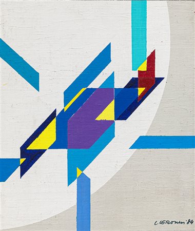 LUIGI VERONESI (1908-1998) - (Bozzetto) Costruzione GIN 1, 1984