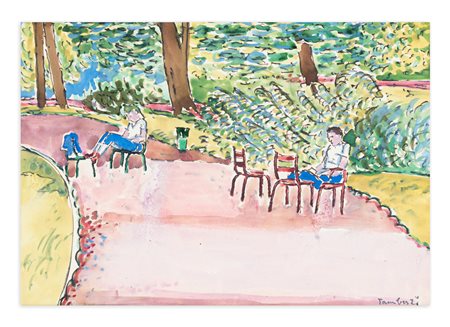 ORFEO TAMBURI (1910-1994) - Senza Titolo, 1974