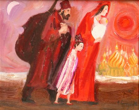 LONGARETTI, Trento, Viandanti della vecchia Russia