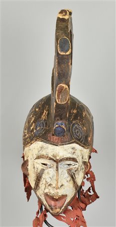 Maschera Ibibio - NIGERIA maschera in legno intagliato 40x15x30 cm XX secolo...