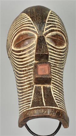 Maschera Songye - CONGO maschera in legno intagliato 29x14x11 cm XX secolo...