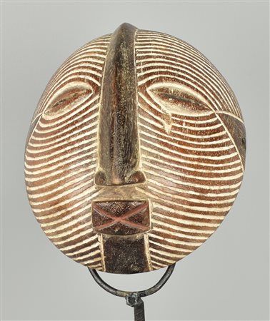 Maschera Luba - CONGO maschera in legno intagliato 24x19x13 cm XX secolo...