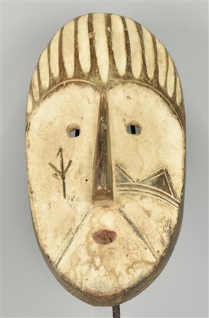 Maschera Fang - GABON maschera in legno intagliato 40x21x12 cm XX secolo...