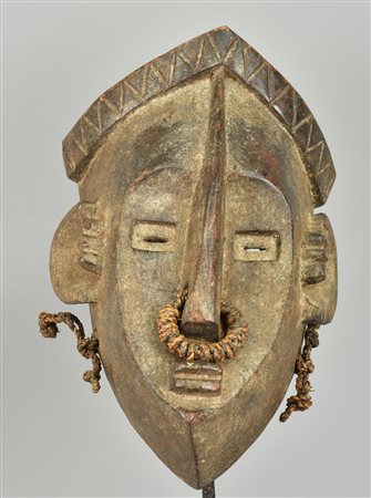 Maschera Lwalwa - CONGO maschera in legno intagliato 33x22x12 cm XX secolo...