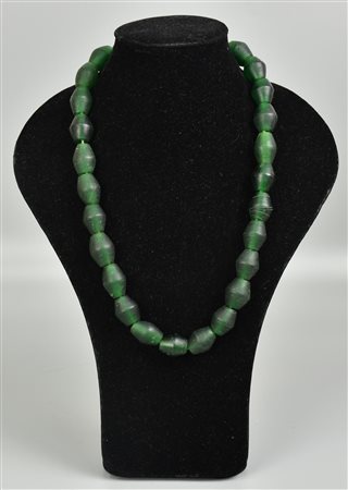 Murrina Africana verde - GHANA murrina africana provenienza Ghana l 31 cm XX...