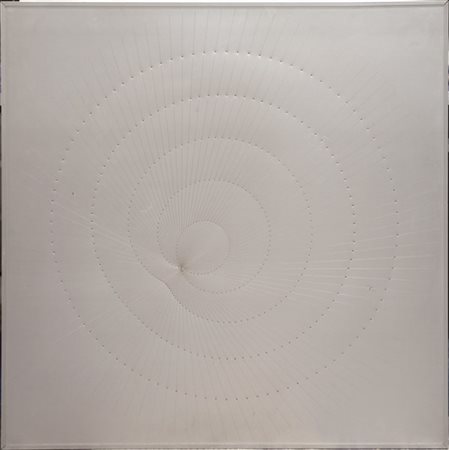 P. Blenda"Senza titolo" 1972, multiplo in alluminio (cm 98x