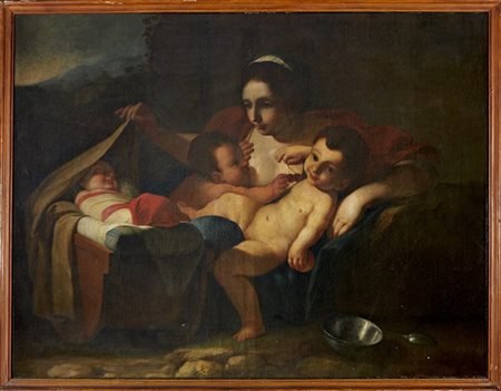 Da Carlo Cignagni, fine del secolo XVII - inizio XVIII

La Carità
Olio su tela,