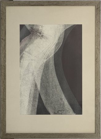 Marras "Senza titolo" 1975
tecnica mista su cartoncino
cm 48,5x34
firmato e data