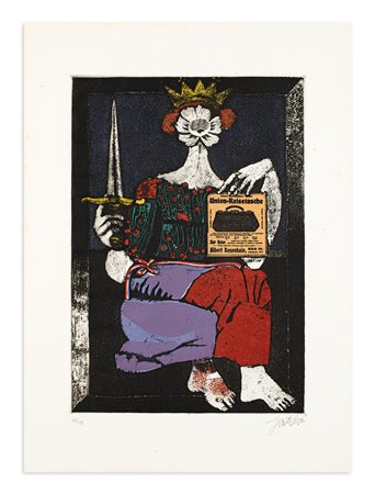 FRANCO GENTILINI (1909-1981) - Le carte da gioco di Gentilini, 1970