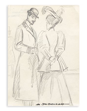 MARCELLO DUDOVICH (1878-1972) - Colloquio