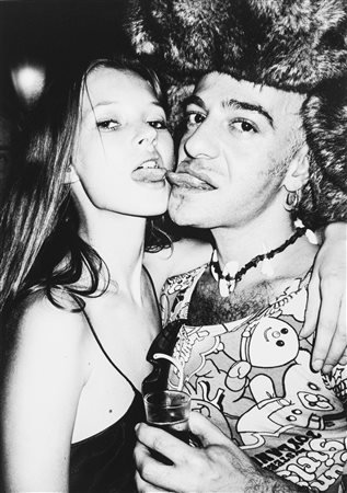 Lowit, Roxanne (1965)  - Kate Moss And John Galliano, Paris, 1993