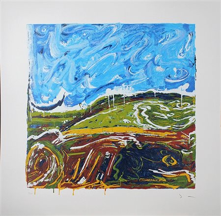 MARIO SCHIFANO, "Veduta Italiana", 1997