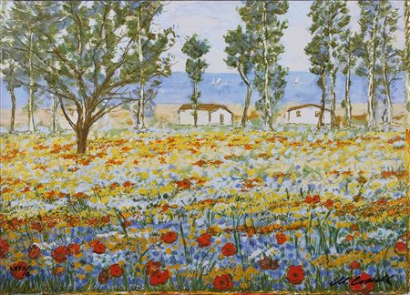 MICHELE CASCELLA, "Podere a ortona", 1984