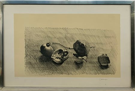 Giancarlo Cazzaniga "Senza titolo" 
litografia - prova d'artista
cm 49x69
firmat