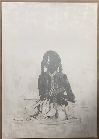 Giosetta Fioroni "Autoritratto a sette anni" 
serigrafia
cm 100x70
firmata e num