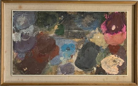 Firma indecifrata "Senza titolo" tecnica mista su compensato
cm 50x90
firmato e