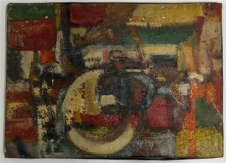Ugo Recchi "Senza titolo" 1953
olio su tela
cm 30x42
firmato e datato al retro (