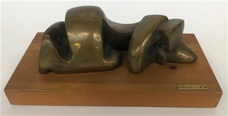 Jucci Ugolotti "Senza titolo" 1981
multiplo - scultura in bronzo su base in legn