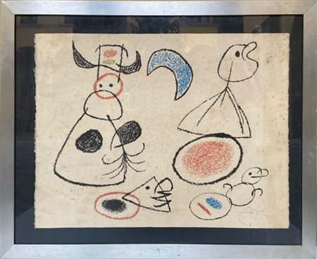 Joan Miró "Ubu aux baleares" 1971
litografia a colori
cm 50x65
firmata e numerat