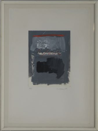 Giuseppe Stefanelli "Senza titolo" 1983
tecnica mista su carta
foglio cm 49,5x35